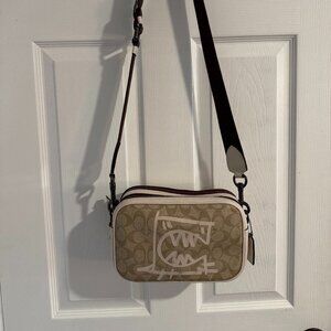 Coach x Guang Yu Crossbody Bag with Rexy Graffiti Art